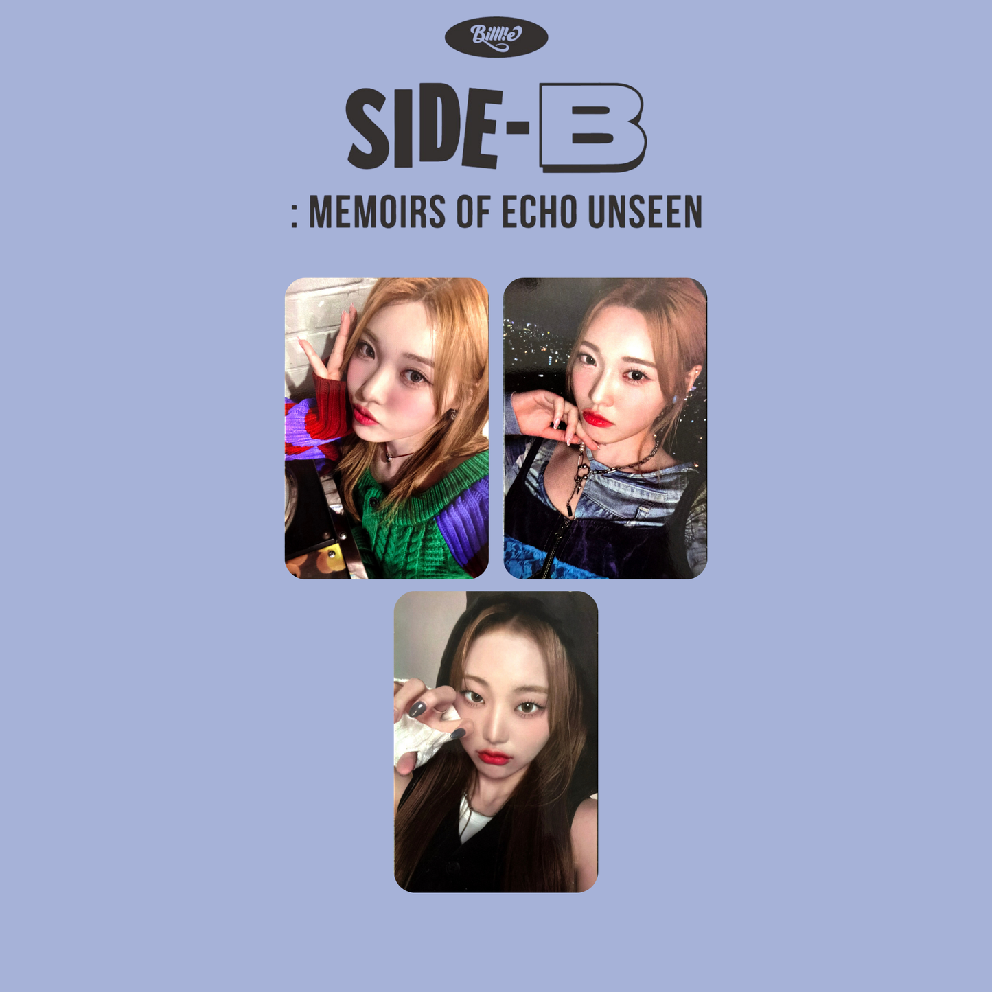 BILLLIE - SIDE-B: MEMOIRS OF ECHO UNSEEN [POCA] VER. OFFICIAL PHOTOCARDS