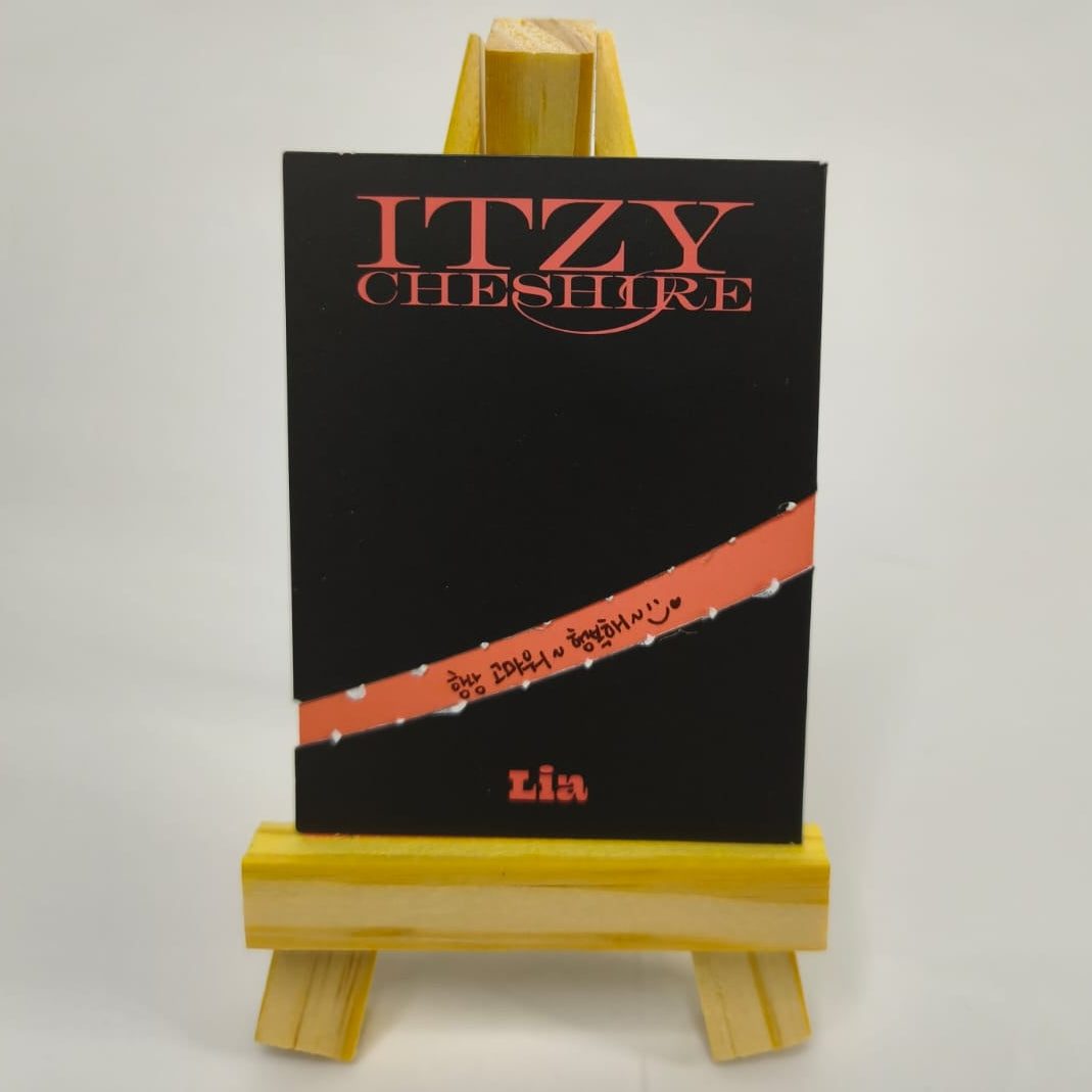 LIA (ITZY) - CHESHIRE SPECIAL EDITION HIDDEN MESSAGE PHOTOCARD