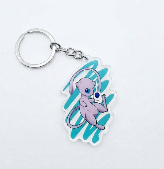 POKEMON - MEW KEYRING [ARTE DE LIIL_TATTOO]