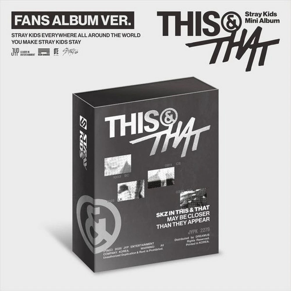 [PRE-ORDER] STRAY KIDS - THIS & THAT (FANS ALBUM VER.) + SOUNDWAVE GIFT