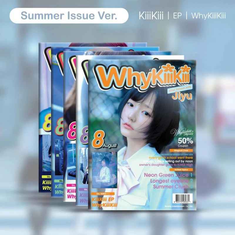 [PRE-ORDER] KIIIKIII - [WHYKIIIKIII] (SUMMER ISSUE VER.) + SOUNDWAVE GIFT
