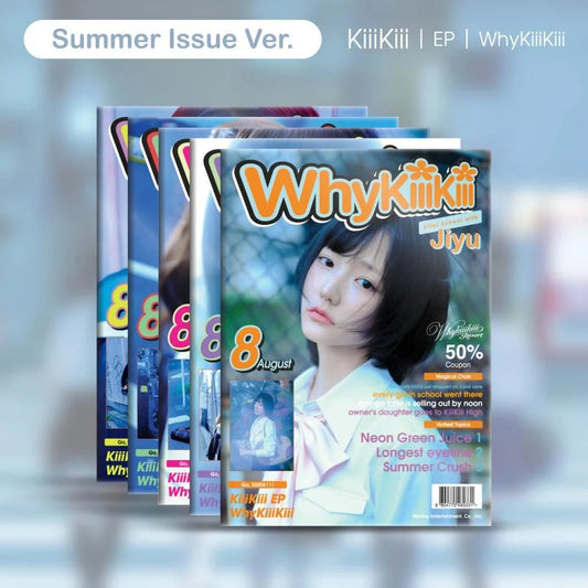 [PRE-ORDER] KIIIKIII - [WHYKIIIKIII] (SUMMER ISSUE VER.) + SOUNDWAVE GIFT