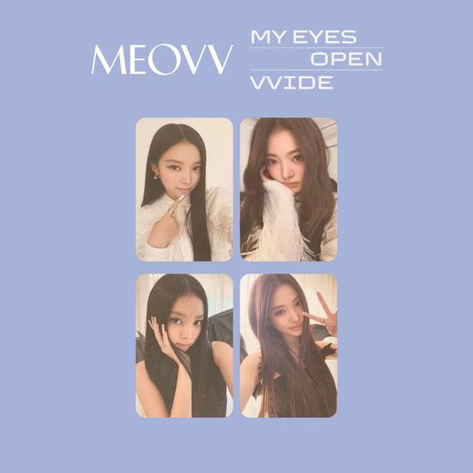 MEOVV - MY EYES OPEN VVIDE PHOTOBOOK VER. OFFICIAL PHOTOCARDS